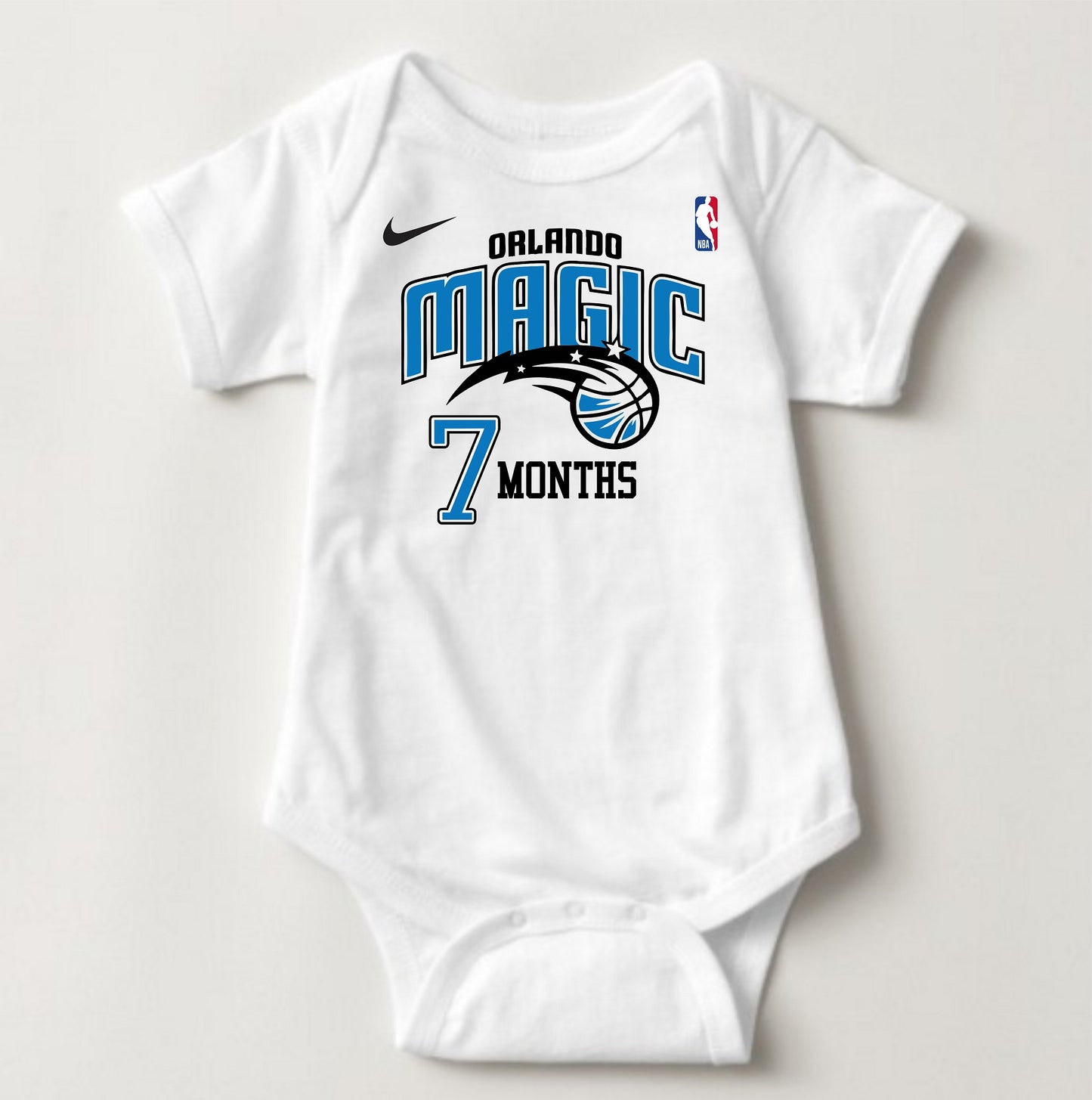 Baby Custom Monthly Onesies - Basketball Jersey - MYSTYLEMYCLOTHING