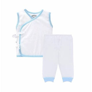Baby Cotton Stuff Tie Side Sleeveless with Jammies - MYSTYLEMYCLOTHING