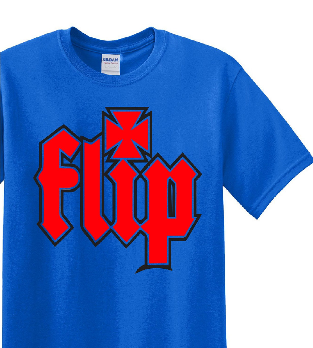 Skate Men's Shirt - Flip (Blue) - MYSTYLEMYCLOTHING