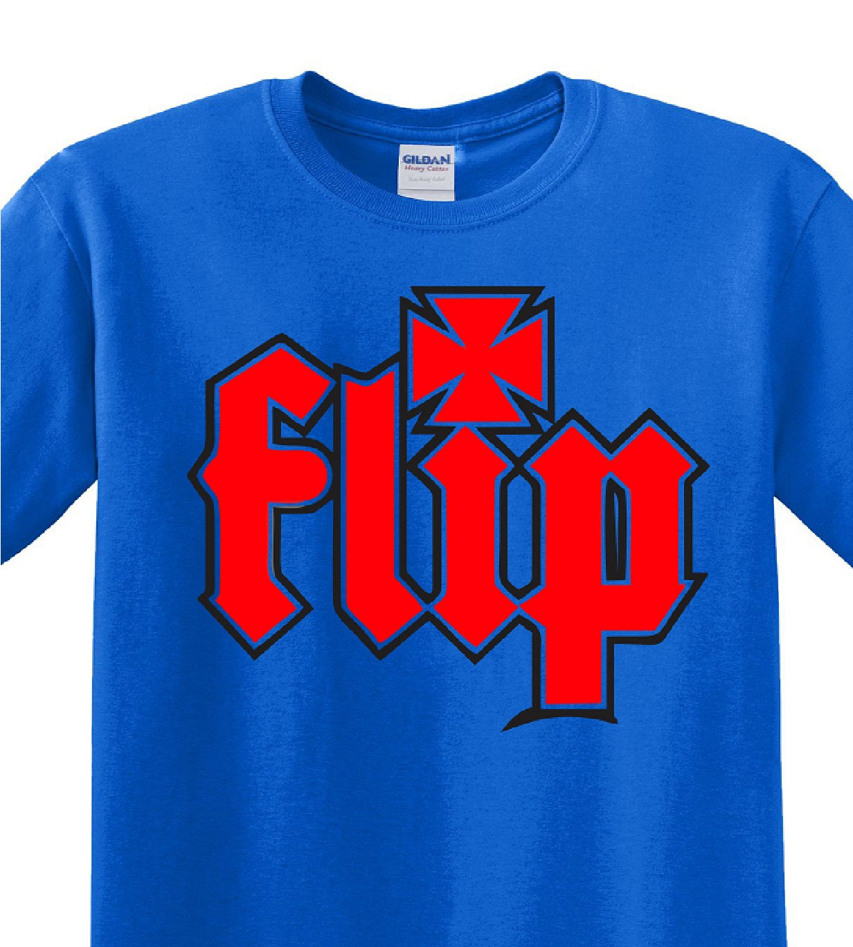 Skate Men's Shirt - Flip (Blue) - MYSTYLEMYCLOTHING