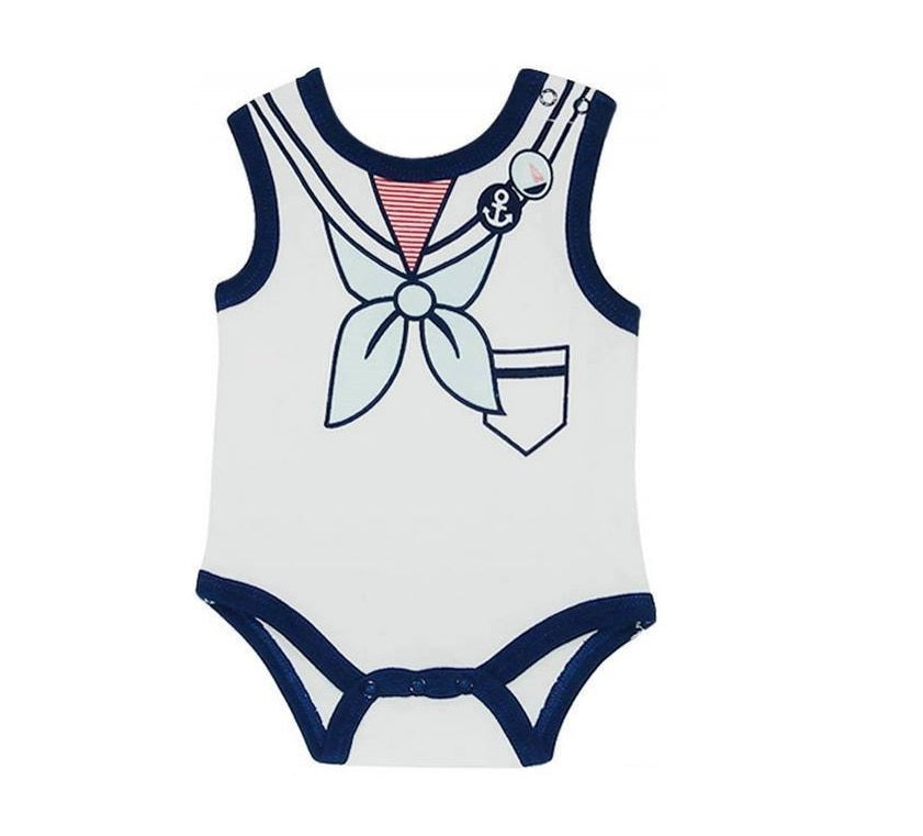 Mother's Choice Sailor -Newborn Sleeveless Onesies - MYSTYLEMYCLOTHING