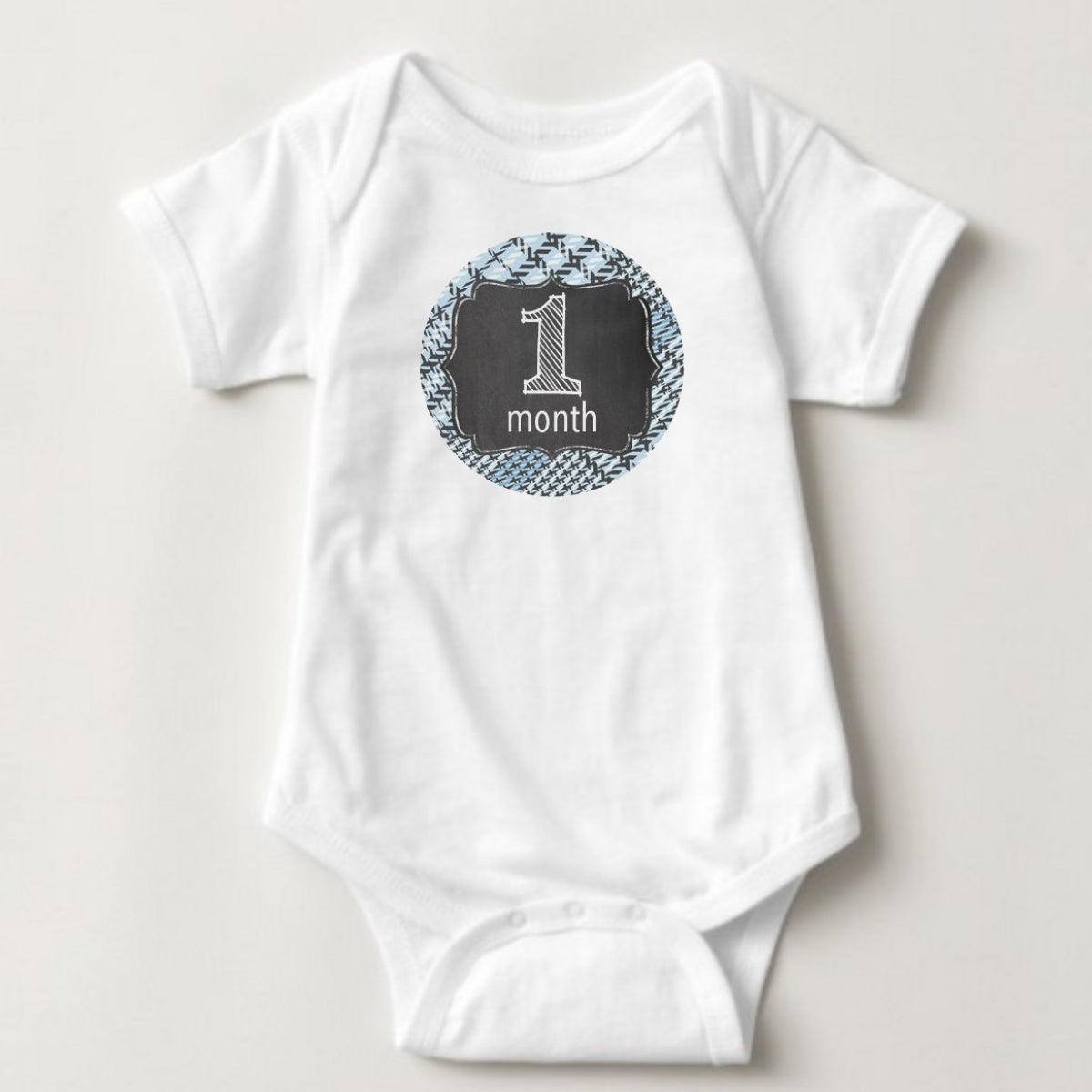 Baby Custom Monthly Onesies - BGB Pattern - MYSTYLEMYCLOTHING