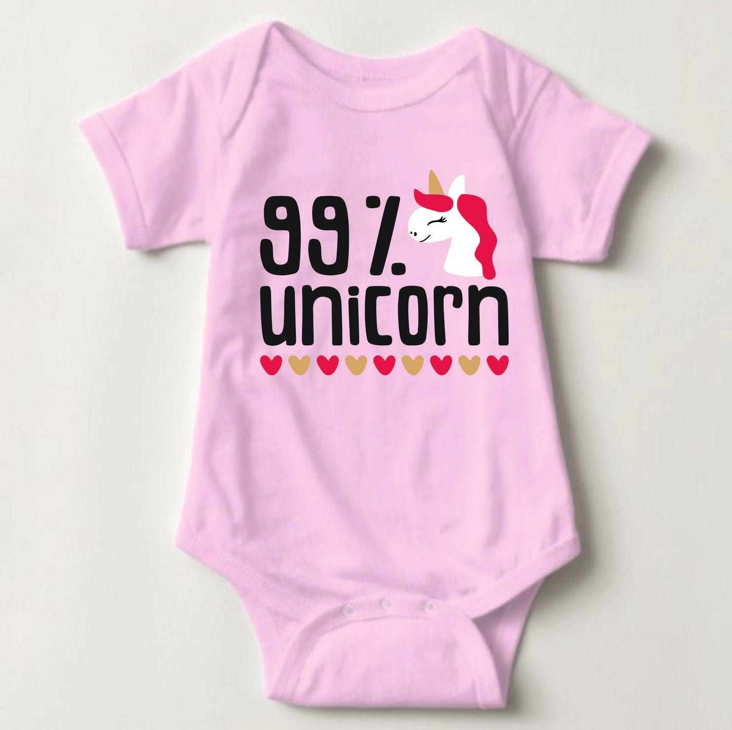 Baby Statement Onesies - 99% Unicorn - MYSTYLEMYCLOTHING