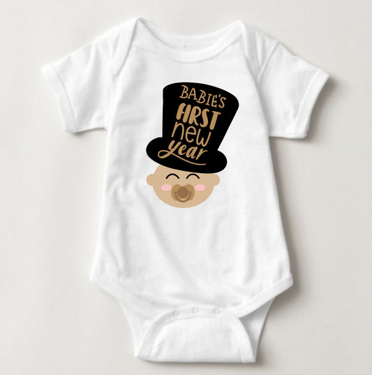 Baby New Year Holiday Onesies - First New Year - MYSTYLEMYCLOTHING