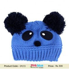 Baby to Toddlers Panda Knitted Bonnets - MYSTYLEMYCLOTHING