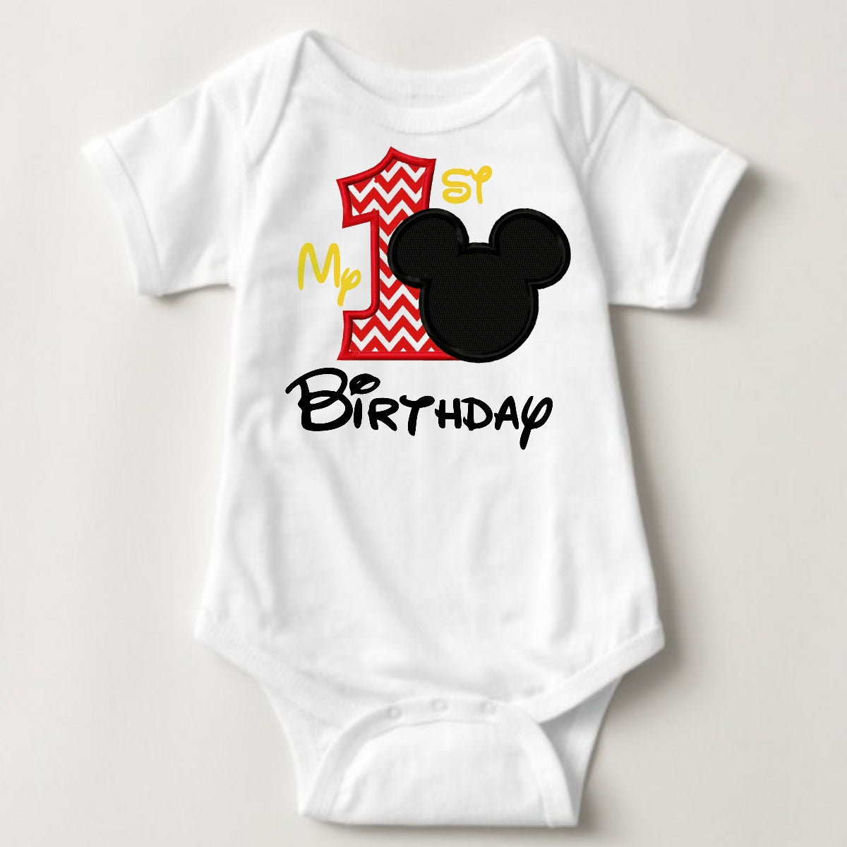 My 1st Birthday - Mickey Mouse 2 - MYSTYLEMYCLOTHING
