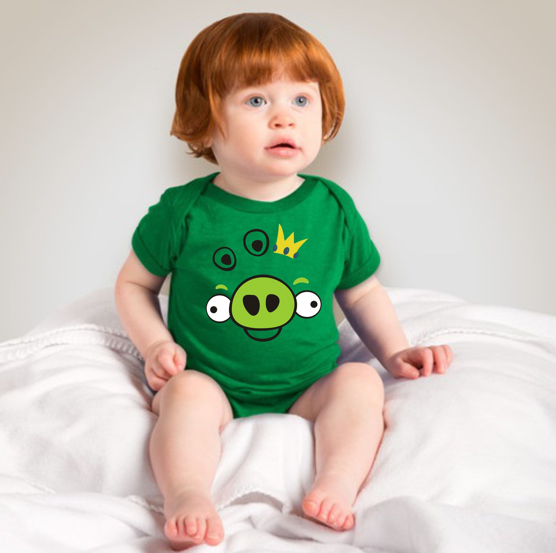 Baby Character Onesies - A-Bird King Pig - MYSTYLEMYCLOTHING