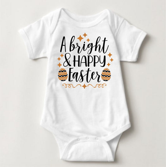 Baby Easter Onesies - A bright and Happy Easter