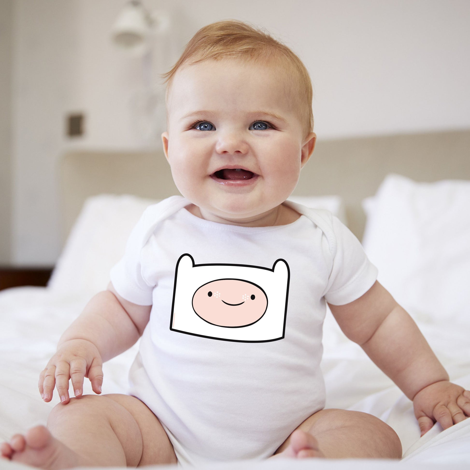 Baby Character Onesies with FREE Name Back Print - Adventure Time Finn II - MYSTYLEMYCLOTHING