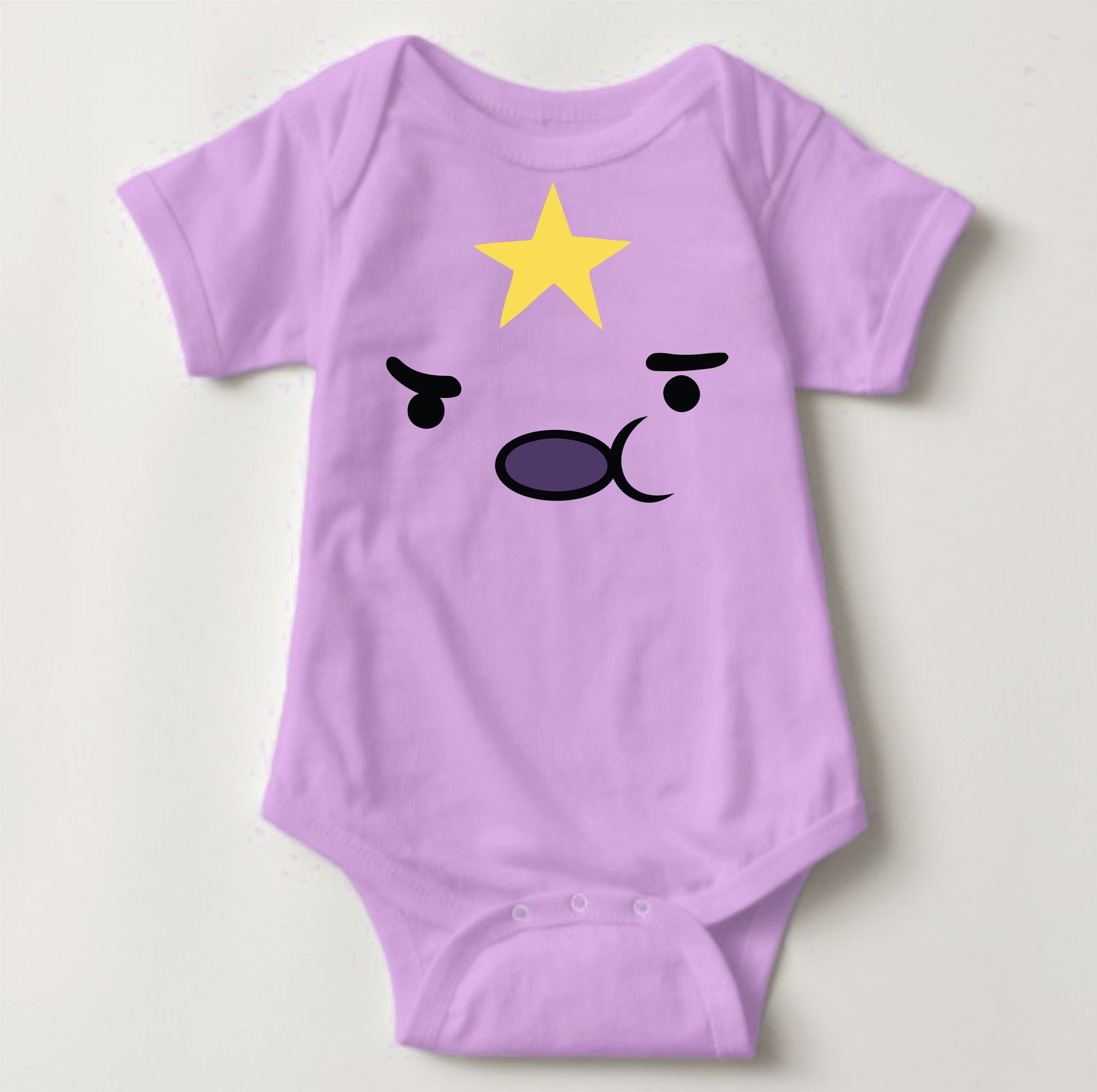 Baby Character Onesies with FREE Name Back Print - Adventure Time Lumpy Princess - MYSTYLEMYCLOTHING