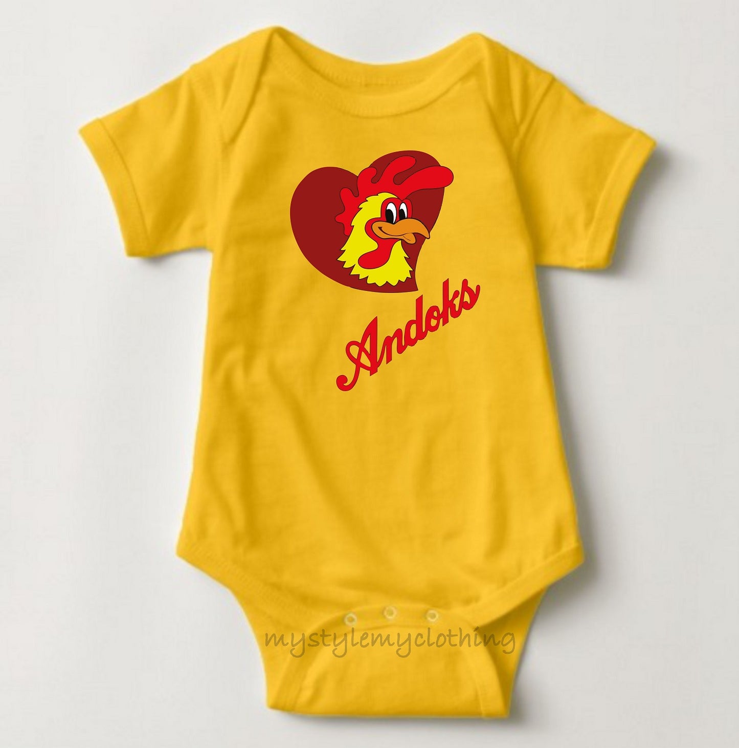 Baby Onesies Logo - Andok's - MYSTYLEMYCLOTHING