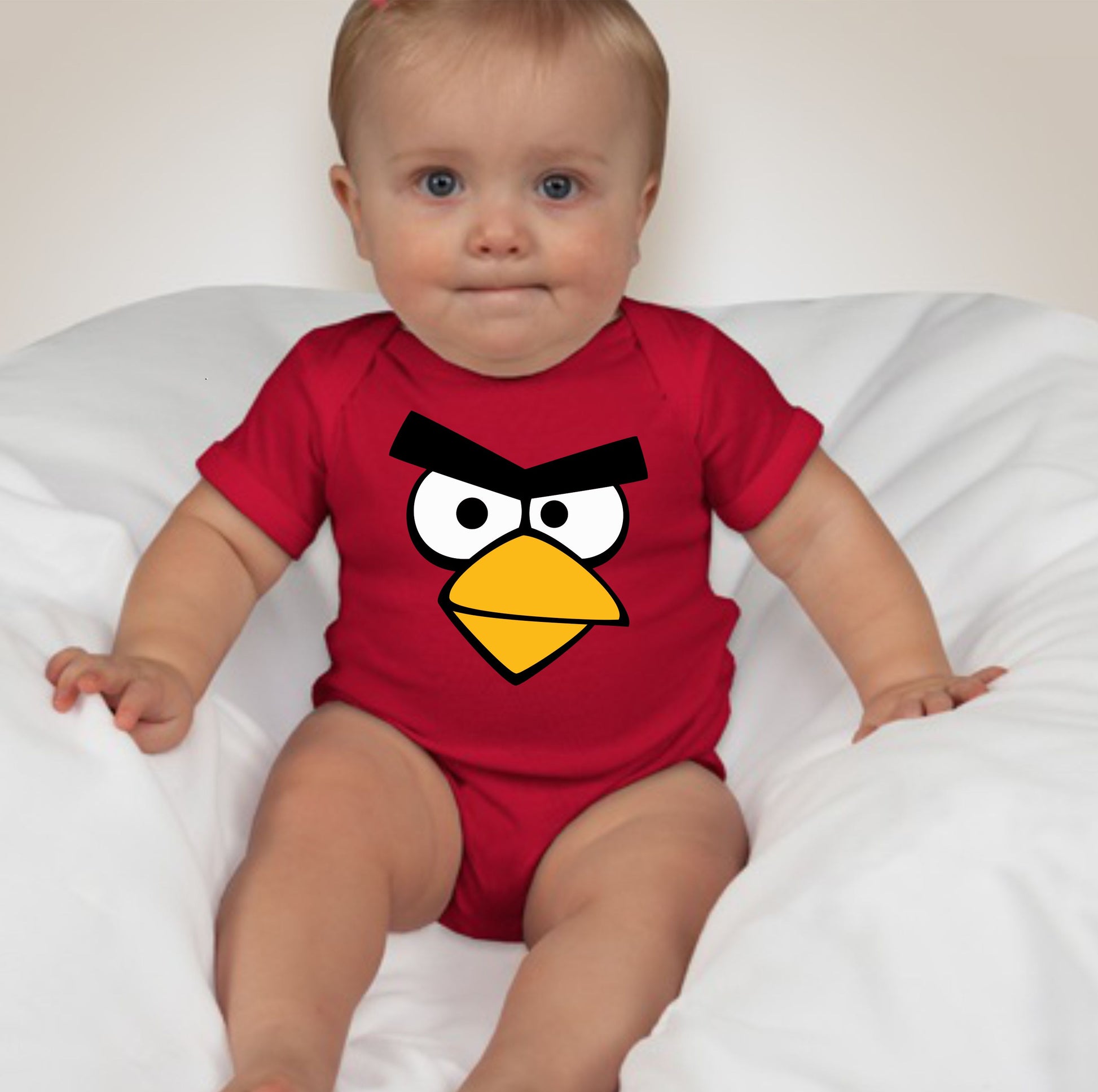 Baby Character Onesies - A-Bird Red - MYSTYLEMYCLOTHING