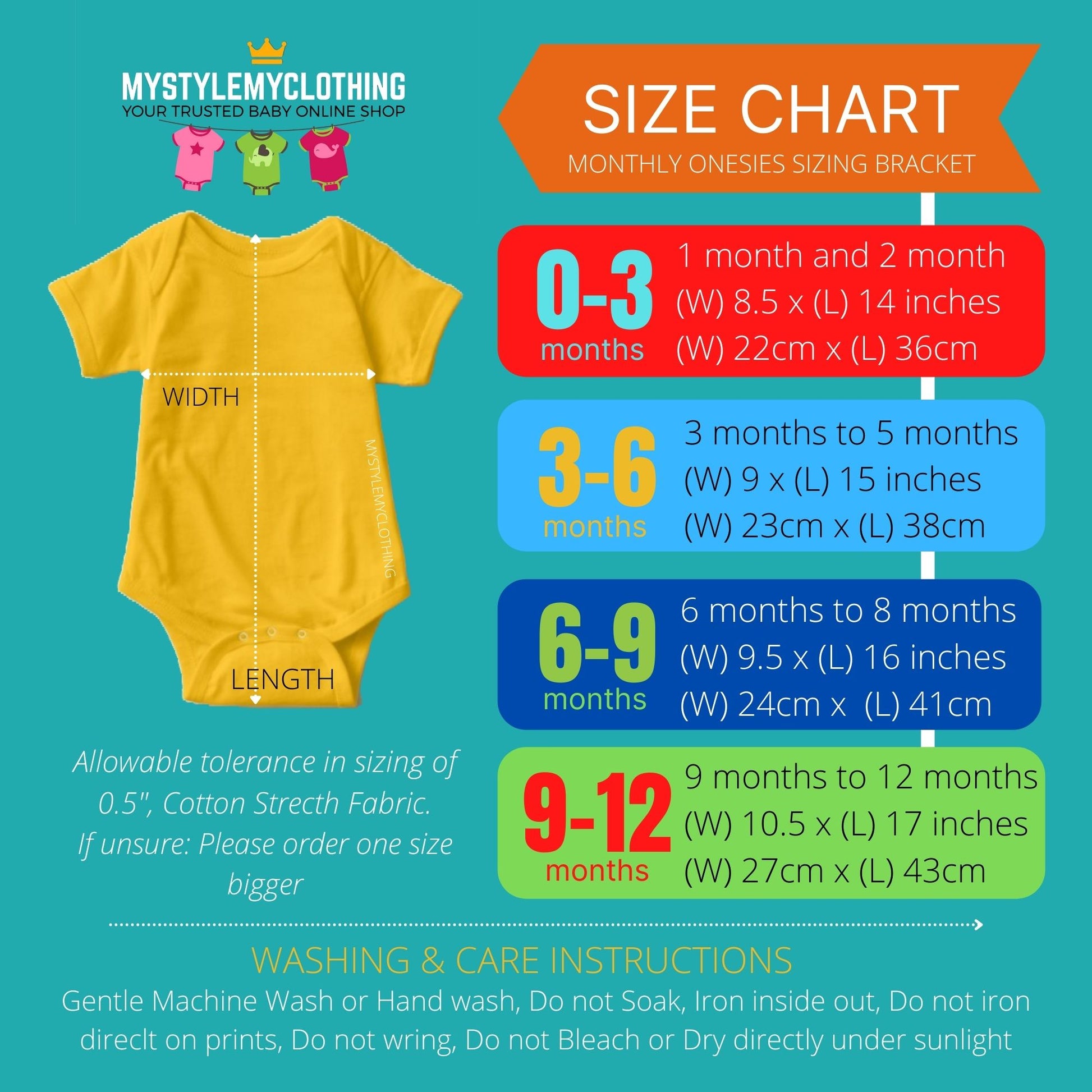 Size Guide for Kids' Clothing - The Tribe Kids