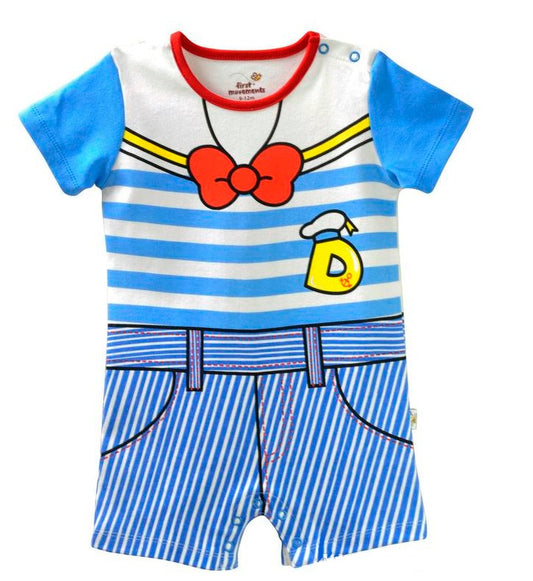 Baby Romper First Movement 100% Cotton Romper - Donald D Romper - MYSTYLEMYCLOTHING