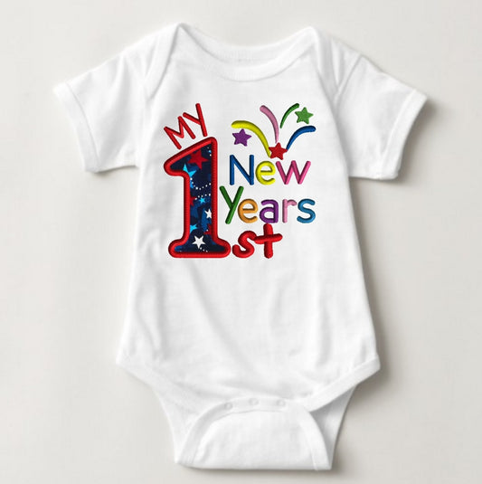 Baby New Year Holiday Onesies - My 1st New Year Fireworks - MYSTYLEMYCLOTHING