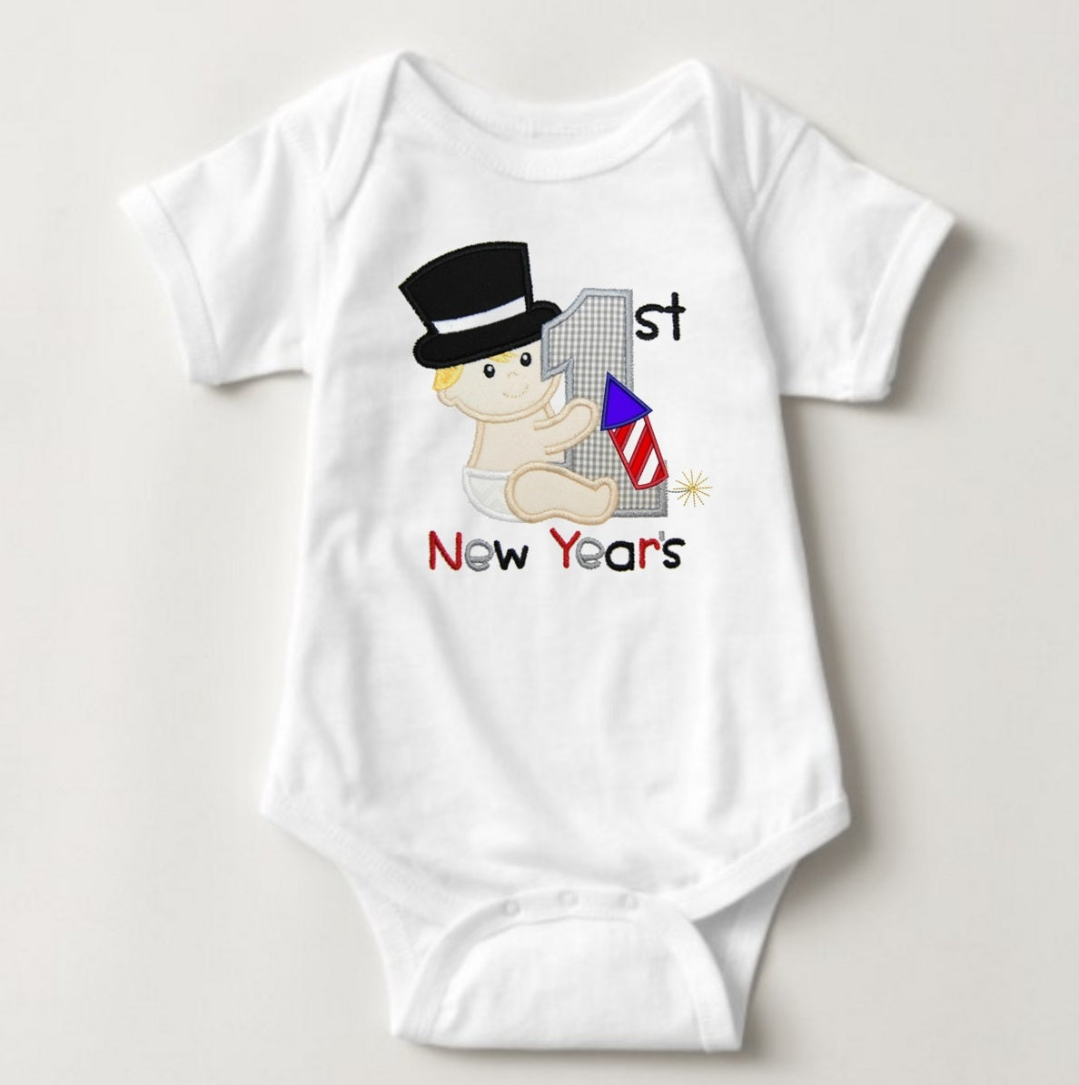 Baby New Year Holiday Onesies - My 1st New Year Little Boy - MYSTYLEMYCLOTHING