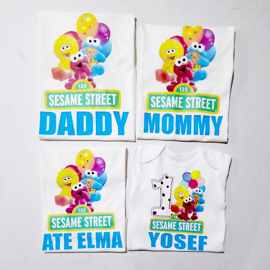Family Set Shirt - Sesame Street - MYSTYLEMYCLOTHING