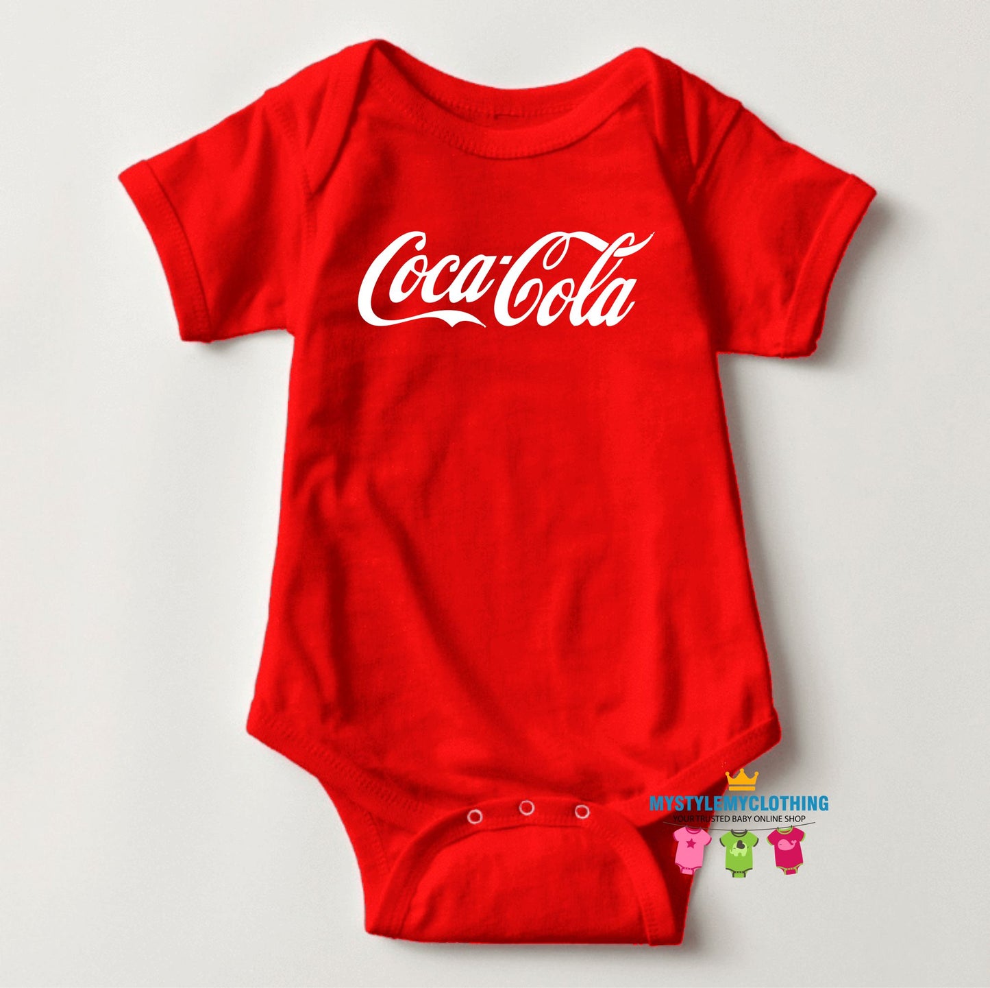 Baby Onesies Logo - Coca Cola - MYSTYLEMYCLOTHING