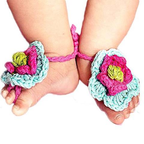 Bon Bon Baby Sandals Free Crochet Pattern - hotcrochet .com