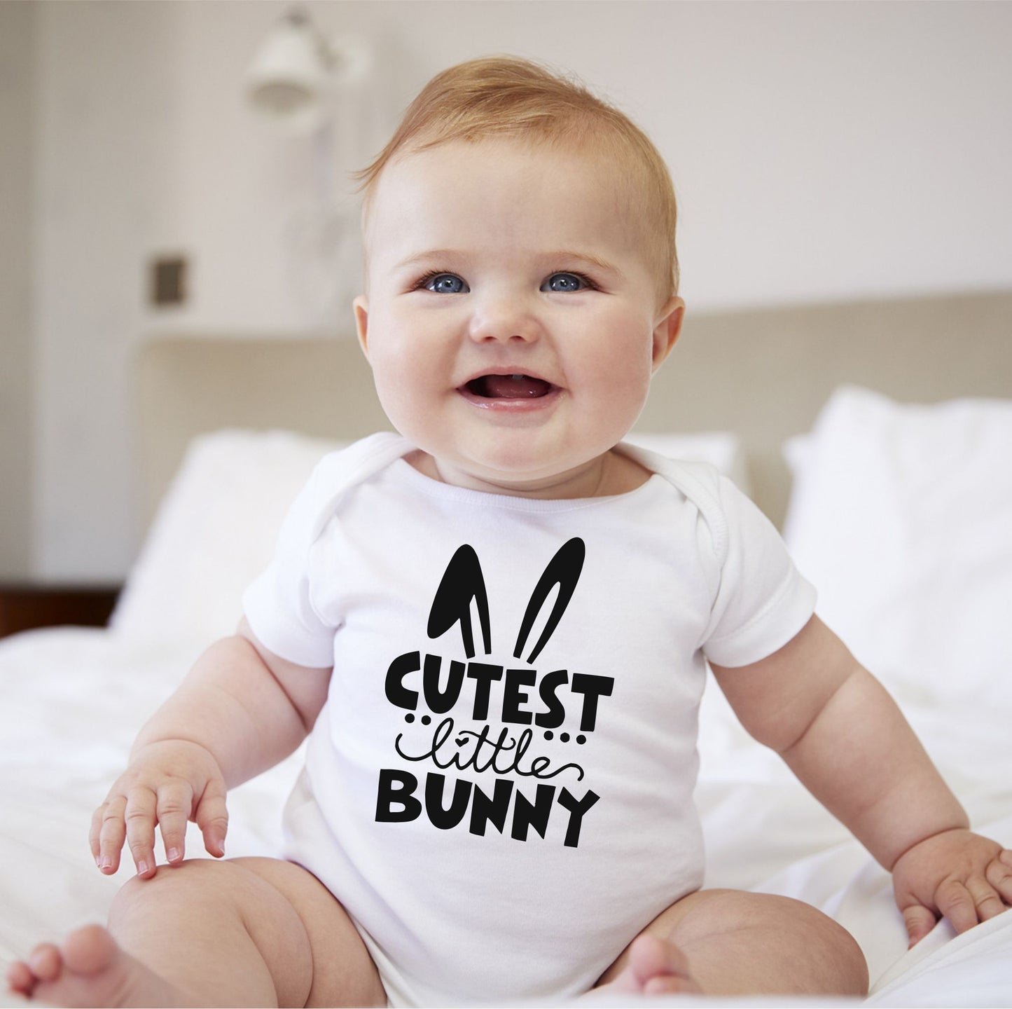 Baby Statement Onesies - Cutest Little Bunny