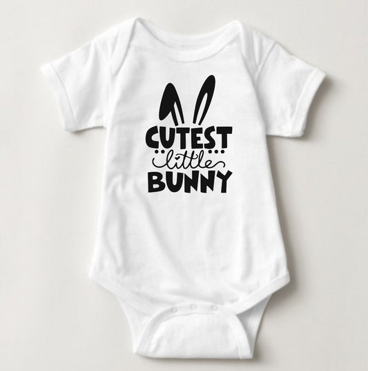 Baby Statement Onesies - Cutest Little Bunny