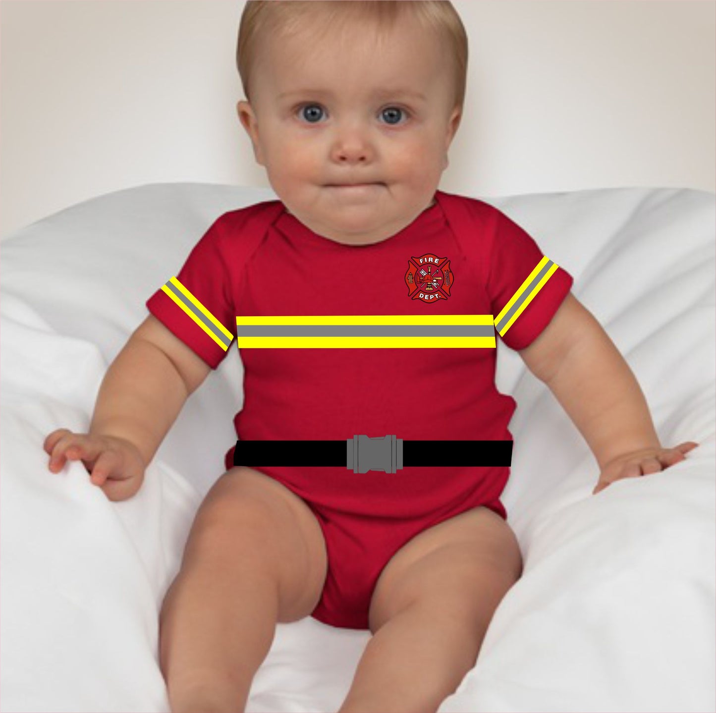 Baby Career Onesies - Fireman - MYSTYLEMYCLOTHING