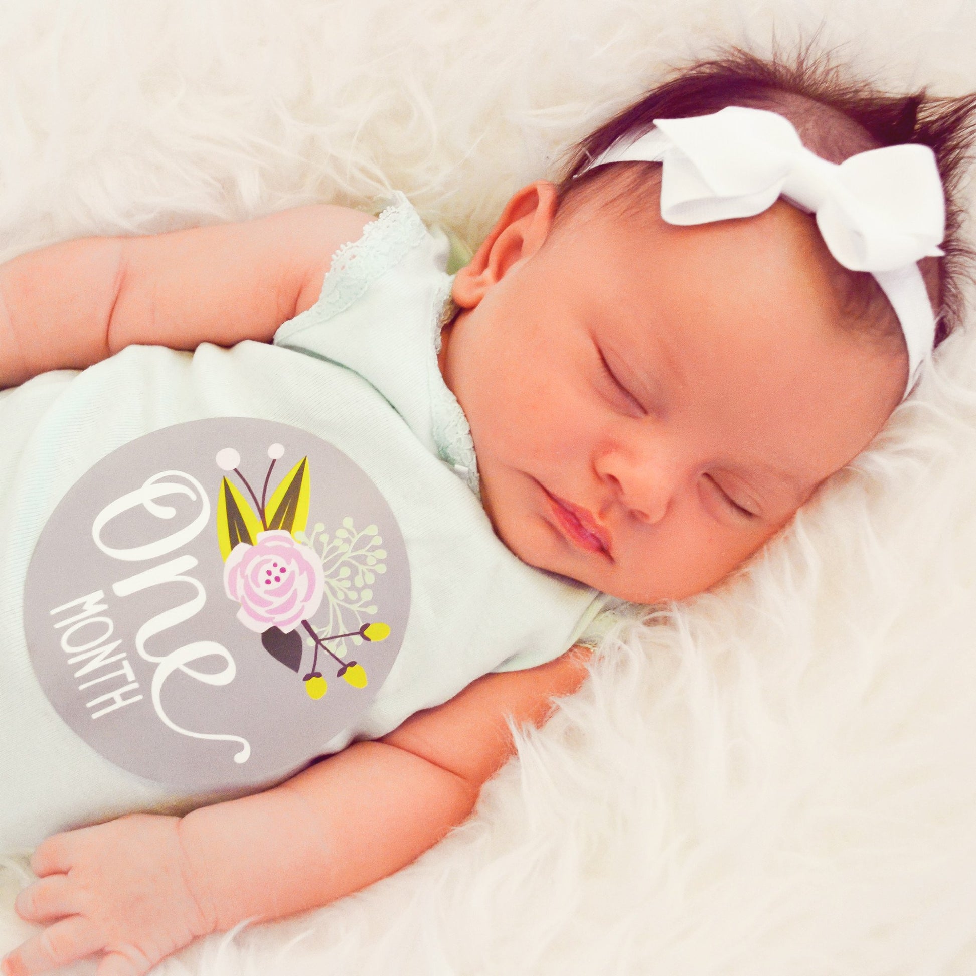 Baby Monthly Milestone Stickers - MYSTYLEMYCLOTHING