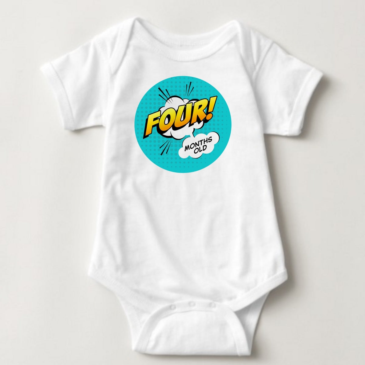 Baby Custom Monthly Onesies - Comics - MYSTYLEMYCLOTHING