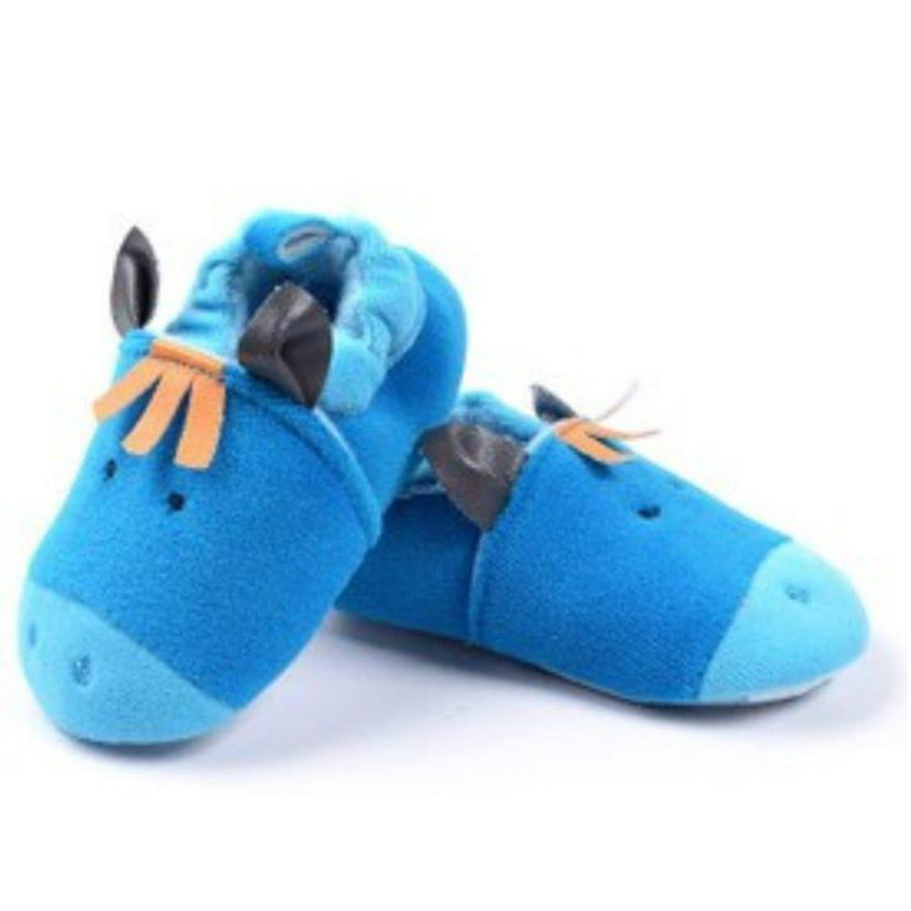 Baby Shoe Socks Booties - Hippo Blue - MYSTYLEMYCLOTHING