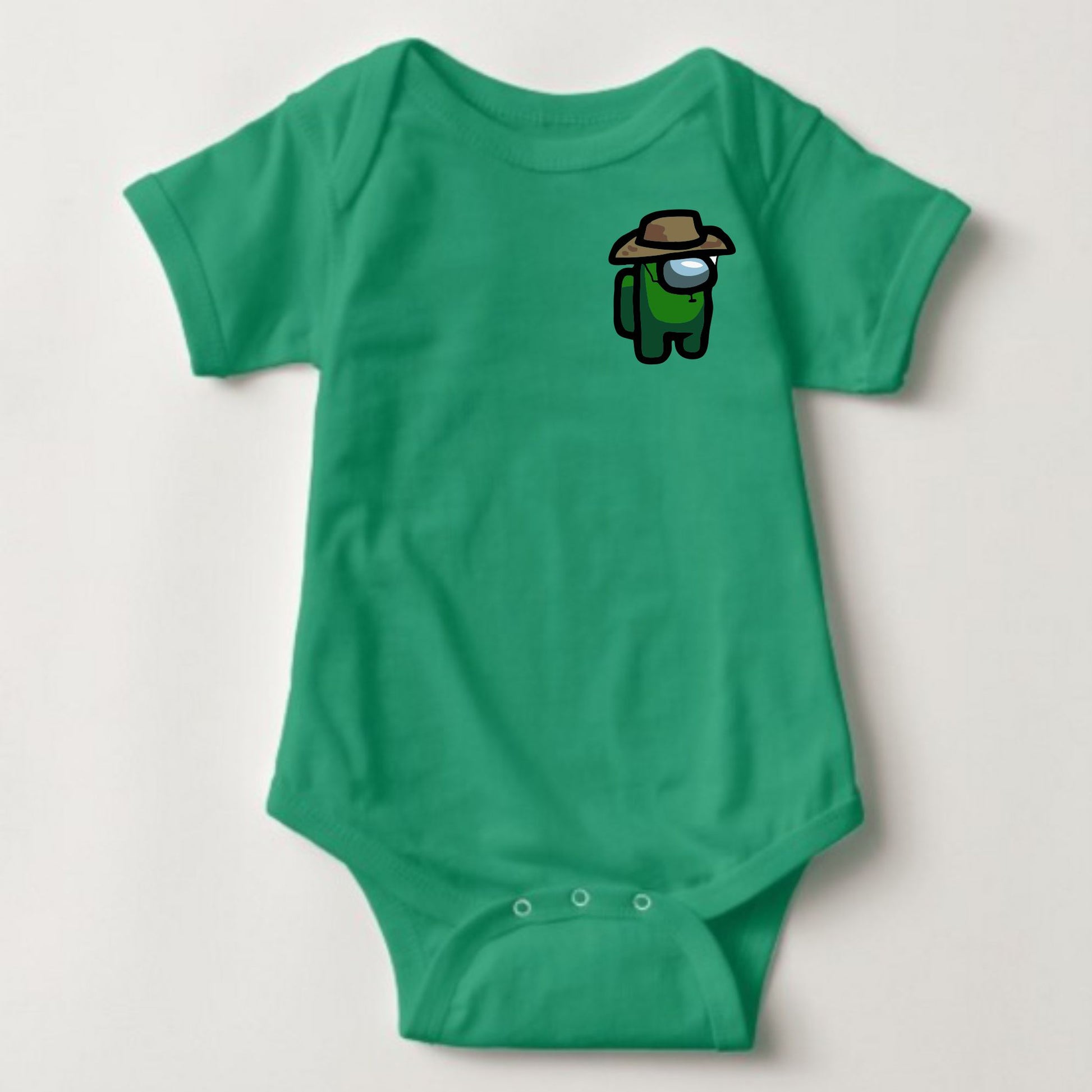Baby Character Onesies - Among Us Green - MYSTYLEMYCLOTHING