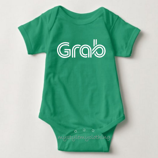 Baby Onesies Logo - Grab - MYSTYLEMYCLOTHING