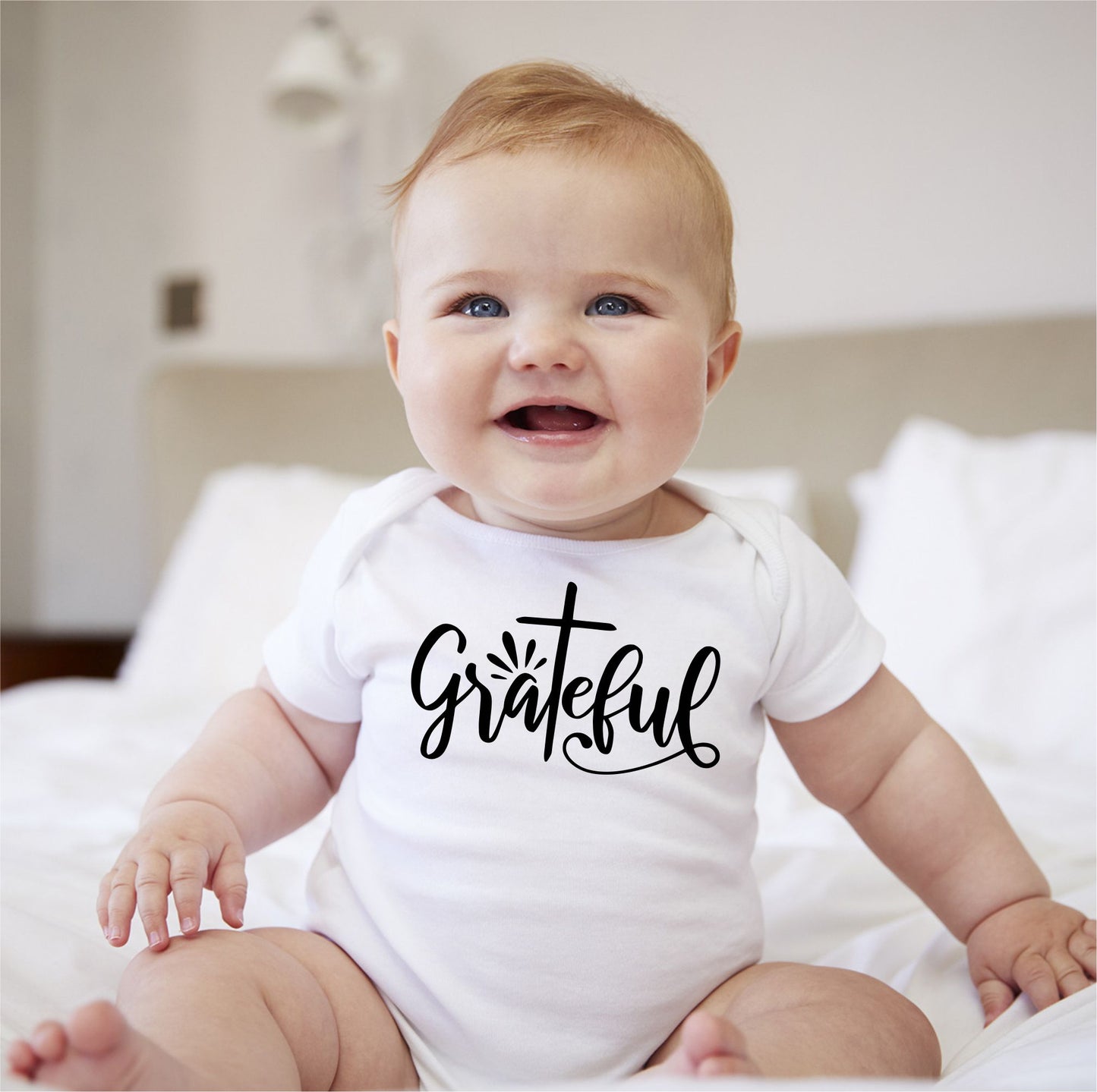 Baby Statement Onesies - Grateful