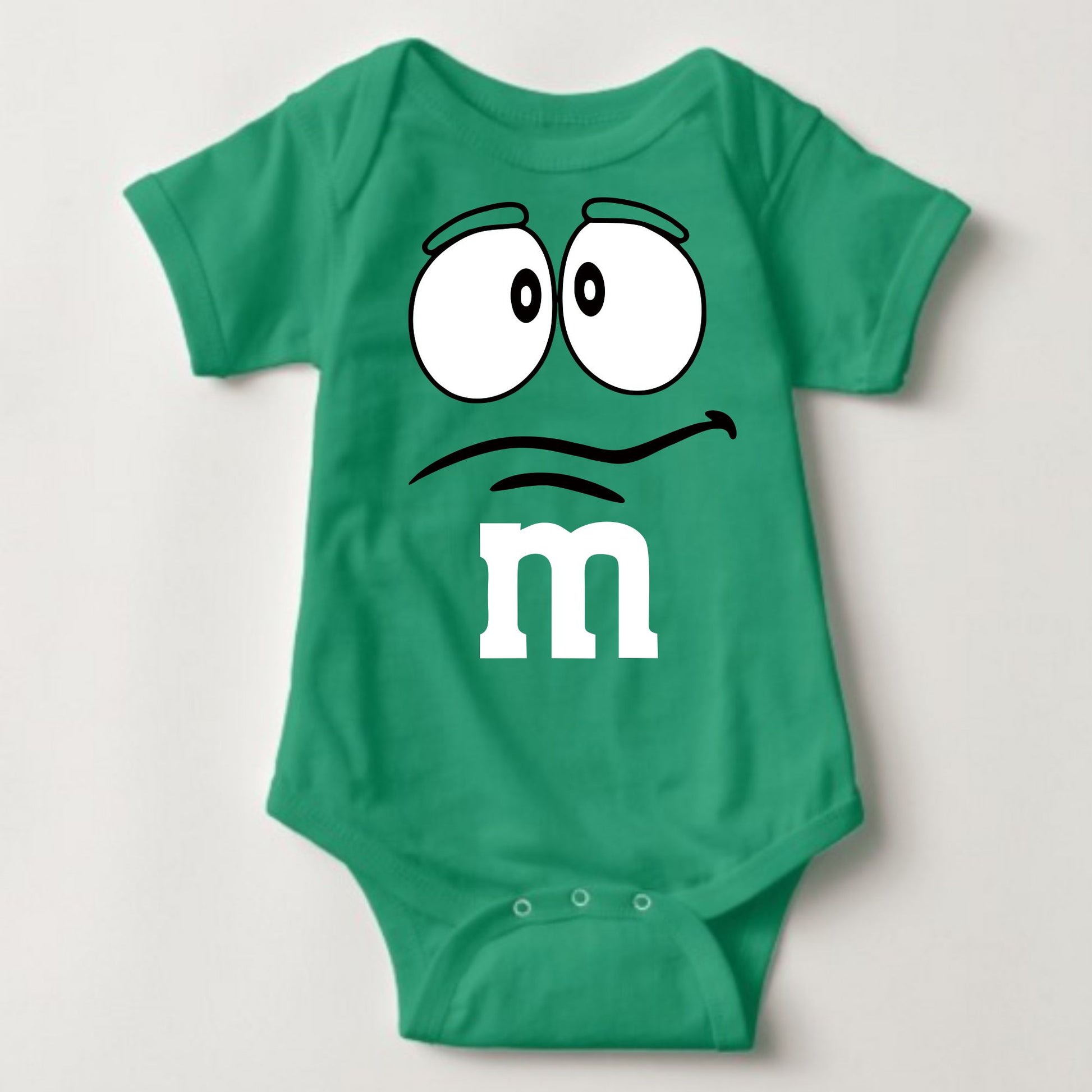 Baby Character Onesies - M&M's Green - MYSTYLEMYCLOTHING