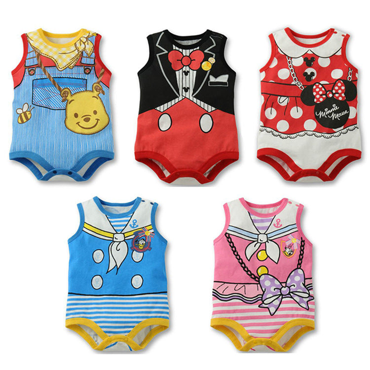 Donald Duck Disney Sleeveless Baby Onesies - MYSTYLEMYCLOTHING