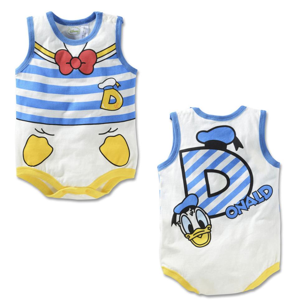 Donald Duck Disney Sleeveless Baby Onesies - MYSTYLEMYCLOTHING