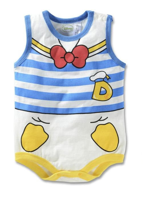 Donald Duck Disney Sleeveless Baby Onesies - MYSTYLEMYCLOTHING