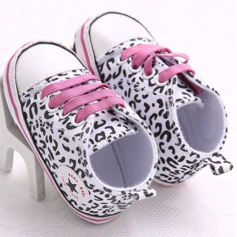 Baby Prewalker Anti-Skid Shoes -  White Pink Hicut - MYSTYLEMYCLOTHING