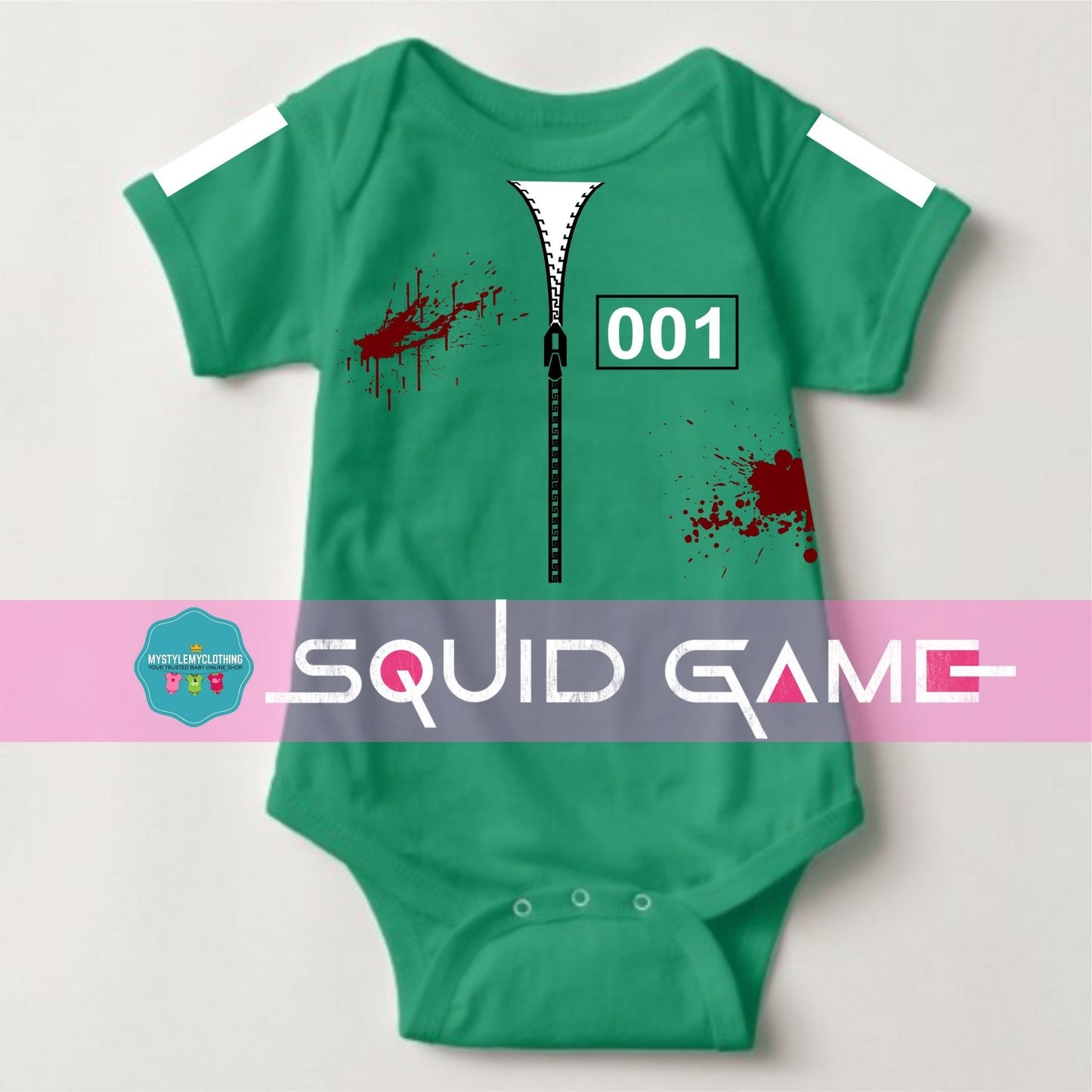 Baby Character Squid-Game Onesies