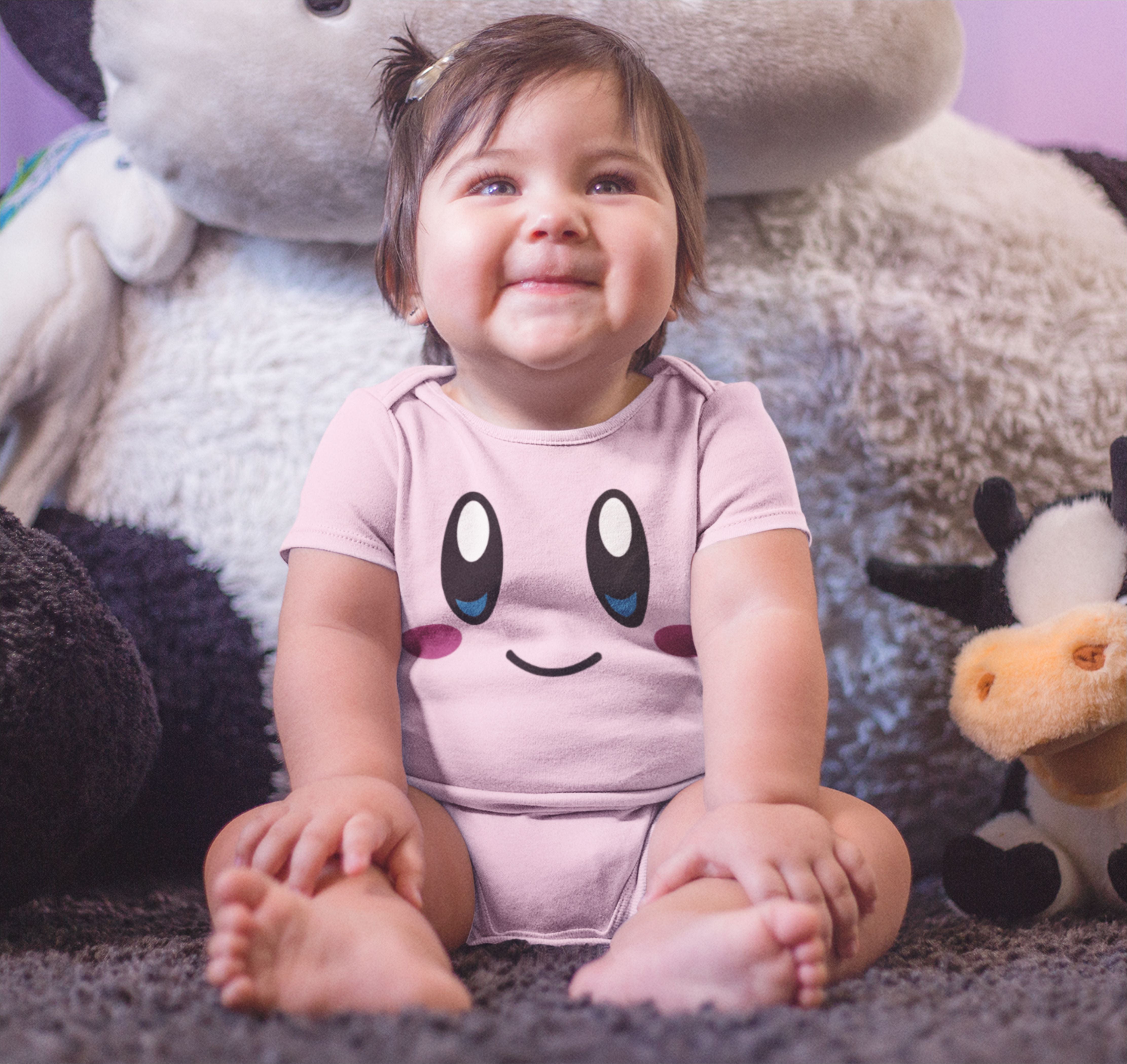 Baby Character Onesies with FREE Name Back Print Pokemon Kirby