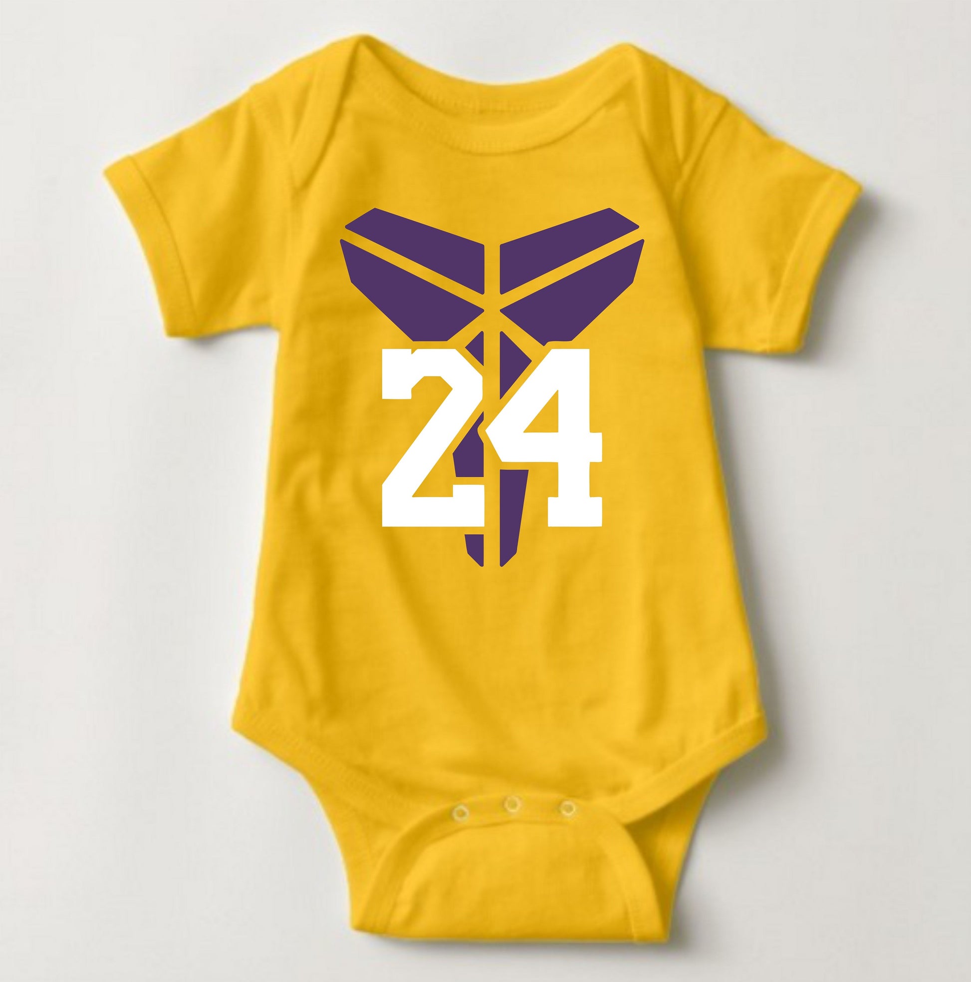 Baby Basketball Onesies - Kobe 24 - MYSTYLEMYCLOTHING