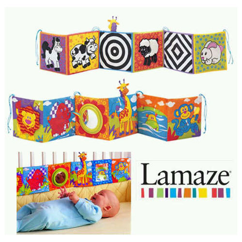 Lamaze Cotside Gallery Soft Book Crib Bumper - MYSTYLEMYCLOTHING