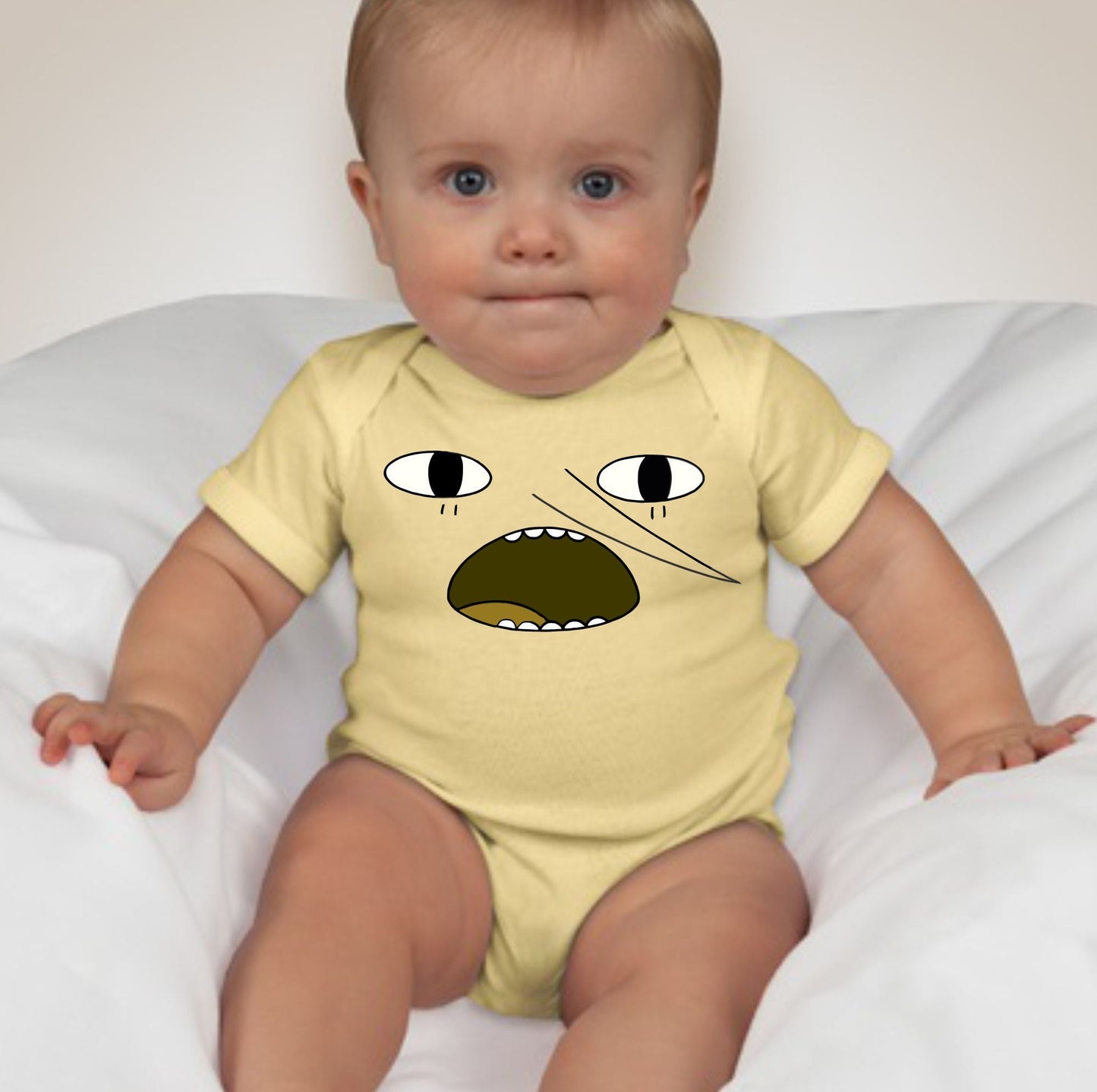 Baby Character Onesies with FREE Name Back Print - Adventure Time Lemon Grab