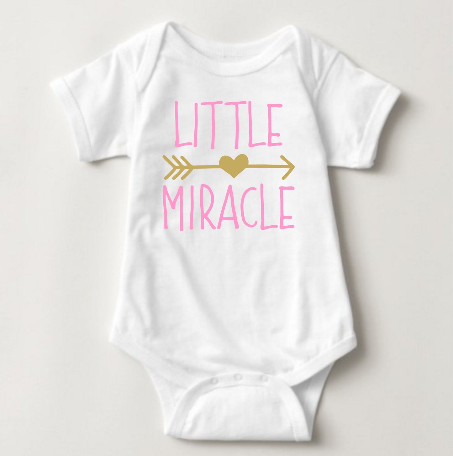 Baby Statement Onesies - Little Miracle - MYSTYLEMYCLOTHING