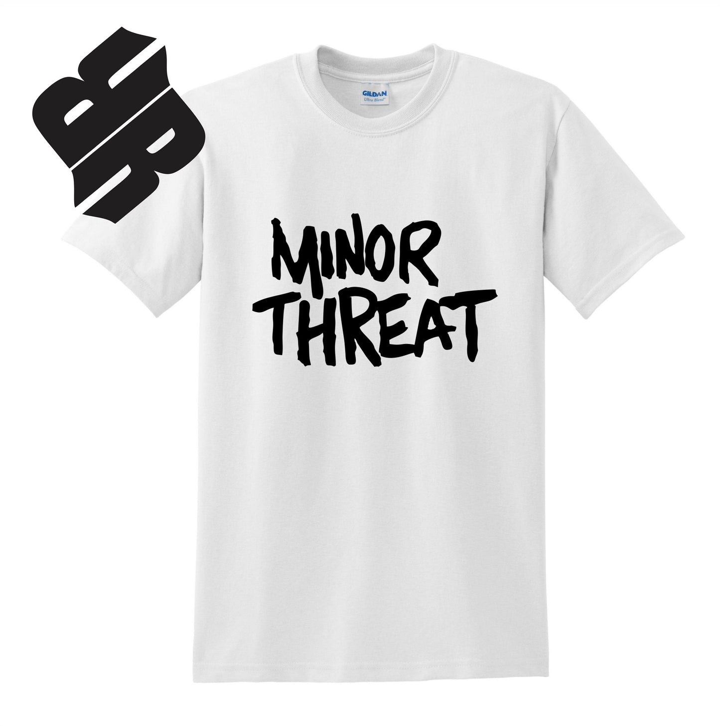 Radical Band  Men's Shirts - Minor Threat (White) - MYSTYLEMYCLOTHING