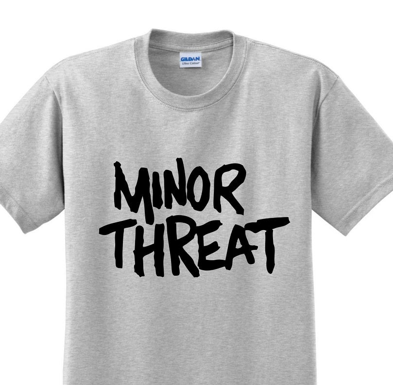 Radical Band  Men's Shirts - Minor Threat (Gray) - MYSTYLEMYCLOTHING