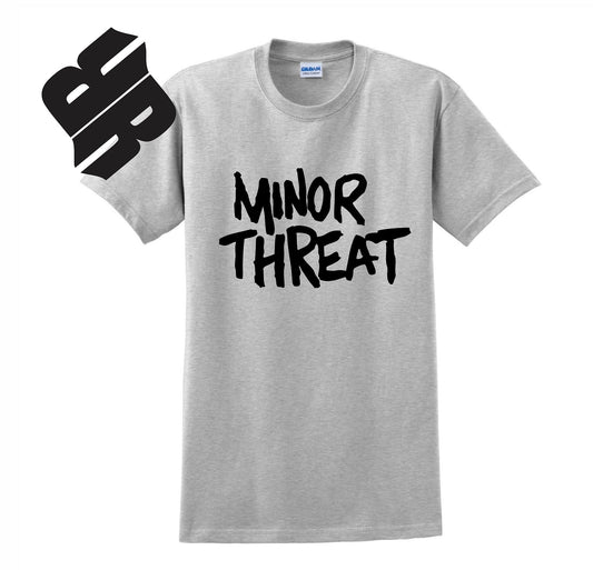 Radical Band  Men's Shirts - Minor Threat (Gray) - MYSTYLEMYCLOTHING