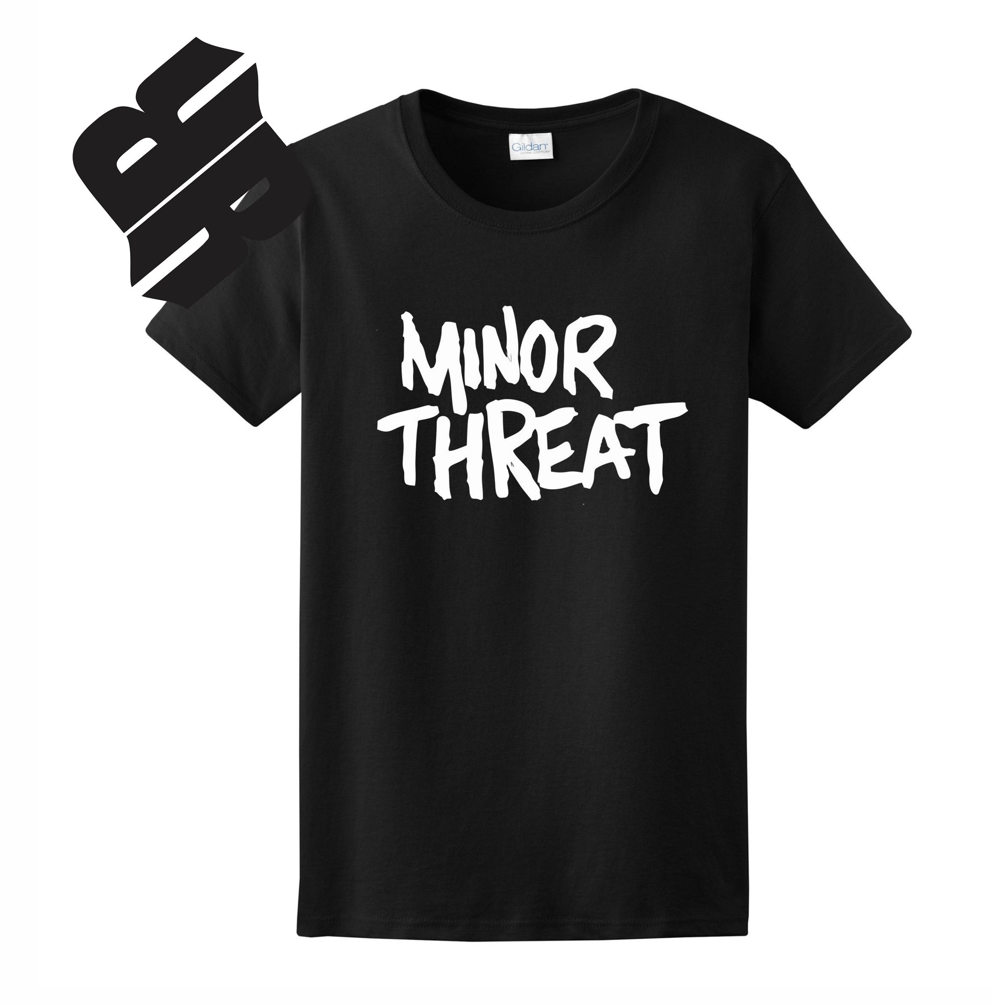 Radical Band  Men's Shirts - Minor Threat (Black) - MYSTYLEMYCLOTHING