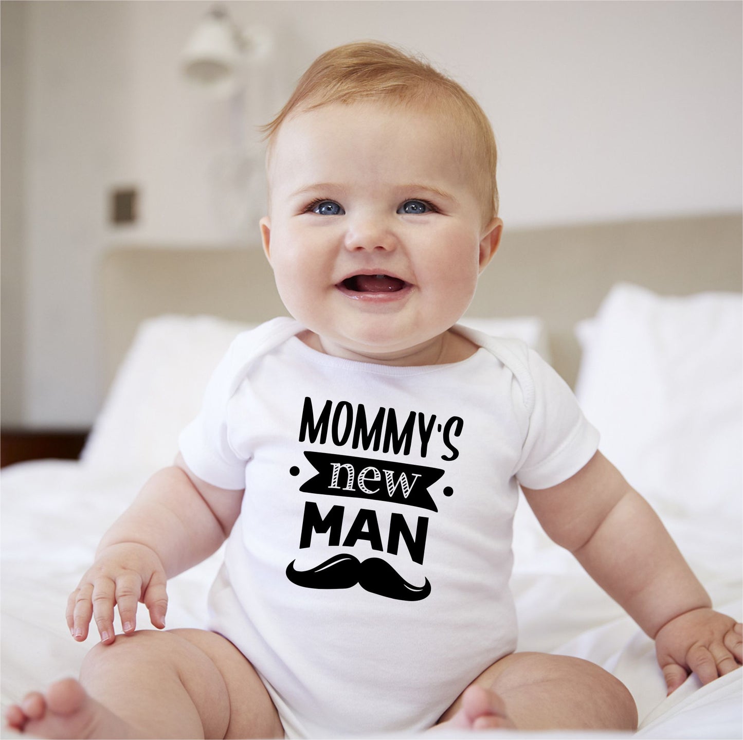 Baby Statement Onesies - Mommy's New Man