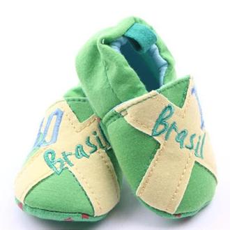 Baby Prewalker Anti-Skid Shoes - Brasil Soccer - MYSTYLEMYCLOTHING