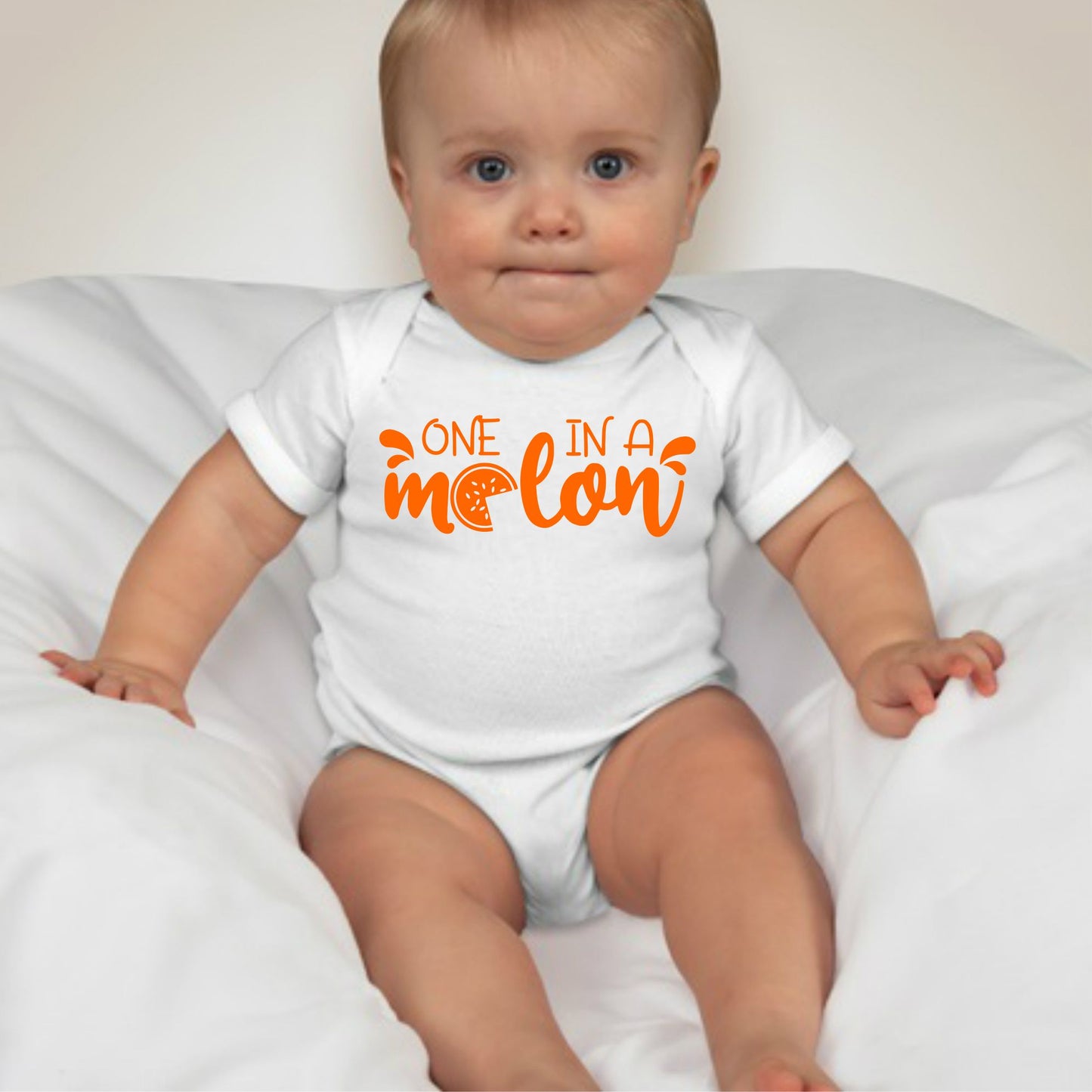 Baby Statement Onesies - One In a Melon